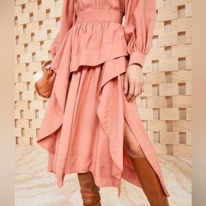 Ulla Johnson Keaton Skirt Handkerchief Midi Skirt